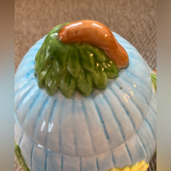 Vintage Sunflower Ceramic Teapot by, CBK LTD 8”high and 9”long - Picture 10 of 16